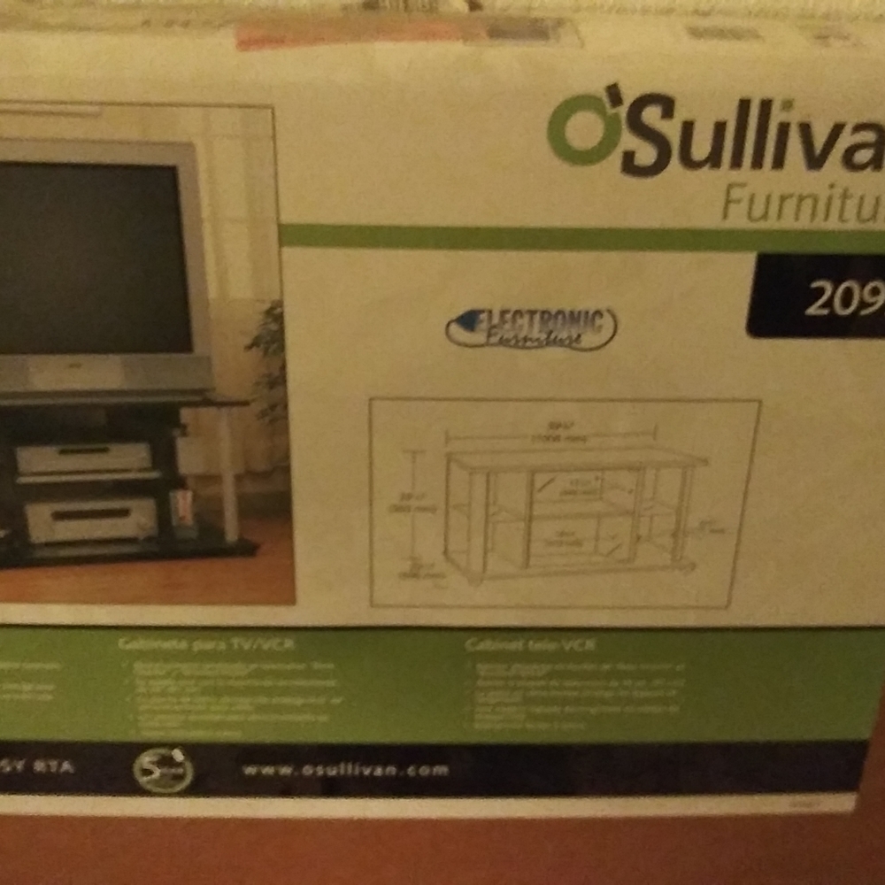 TV and stereo cabinet